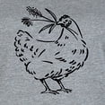 thumbnail image 3 of Instant Message - Country Casuals - Chicken w/ Flowers - Women's Any Way Dress, 3 of 7