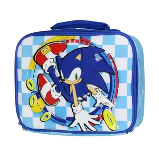 Sonic The Hedgehog Lunch Bag for Kids, Dive into Boys' Retro Gaming  Adventure, Food Container Fun with The Speedy Blue Hero, Durable Material  for Active Adventures