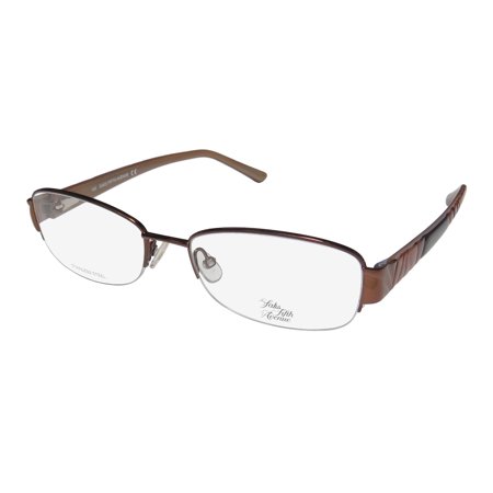 SAKS FIFTH AVENUE Eyeglasses 275 0TE7 Brown Sand 53MM