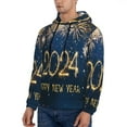 thumbnail image 2 of Bingfone Happy New Year 2024 (3) Men'S Drawstring Hoodie Long Sleeve Pocket Sweatshirts-4x-Large, 2 of 9