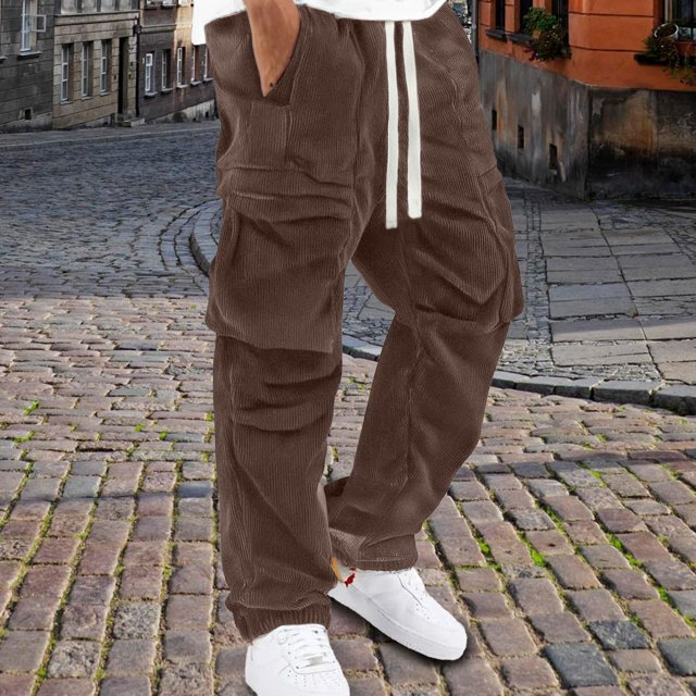 TINZ Pantalons Cargo pour Hommes Pantalons de Travail Extérieurs Durables Confortables Pantalons Utilitaires pour Randonnée Camping Tenue Décontractée Toutes Saisons Pantalons de Travail Longs pour Hommes Pantalons Cargo Beige pour Hommes