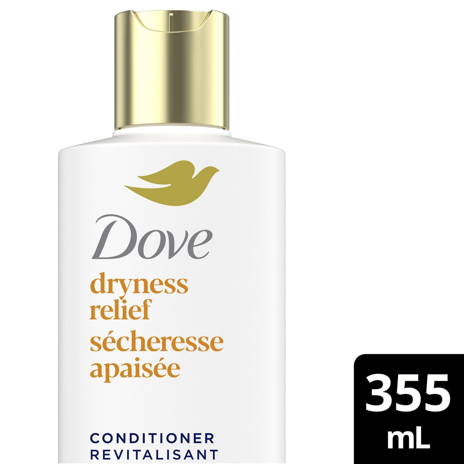Dove Dryness & Itch Relief Conditioner for Dry and Itchy scalp, with Liquid Bio-Protein Care technology 355mL, 355 ML