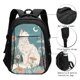 thumbnail image 3 of Disketp Celestial Cat And Flowers Mochila de Viaje Estampada para Laptop con Puerto de Carga USB, Mochila Impermeable para Computadora – Regalo para Hombres y Mujeres, 3 of 7