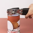 thumbnail image 4 of Can Opener Manual, Handheld Strong Heavy Duty Stainless Steel Can Opener, Comfortable Handle, Sharp Blade Smooth Edge, Can Openers with Multifunctional Bottle Opener, 4 of 5