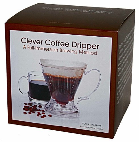 With 100 Filters Clever Coffee Dripper FREE SHIPPING!!! RETURN 3 Colors 