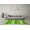 thumbnail image 3 of Ahgly Company Indoor Rectangle Abstract Green Modern Area Rugs, 3' x 5', 3 of 4