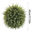 thumbnail image 3 of RKSTN 17.72" Artificial Evergreen Cyprus Ball, Artificial Topiary Ball Plants Garden Decorations Indoor Outdoor, 3 of 5