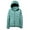 Green, variant on UKAP Women Outwear Pocket Coat Hooded Puffer Jacket Casual Outdoor Down Jackets Purple XL