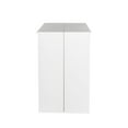 thumbnail image 6 of 20" to 118" Extendable Dining Table for 12-14 Person, Mid Century Modern Extendable Table for Gatherings, Meeting for Small Kitchens, Dining Office Areas, White, 6 of 9