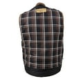 thumbnail image 5 of Milwaukee Leather MLM3519 Men's “Gambler” Crazy Horse Brown Vintage Leather Vest - Club Style Motorcycle Rider Vest 4X-Large, 5 of 10