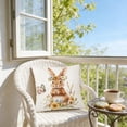 thumbnail image 4 of Easter Pillow Covers 18x18 Inches Polyester Linen Throw Pillow Case For Sofa Couch Living Room Bedroom Home Decor, 4 of 6
