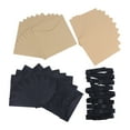 thumbnail image 1 of unbranded 10Pcs Horror Party Supply Invitation Card Black Paper Cloth Spider Web Shape For Wedding Occasions, 1 of 5