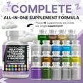 thumbnail image 2 of Clean Nutraceuticals Melatonin 10mg Valerian Root L Theanine 200mg Ashwagandha - Sleep Support for Women & Men with Magnesium Complex, Lemon Balm, Chamomile, & Passion Flower - 60 Caps, 2 of 9