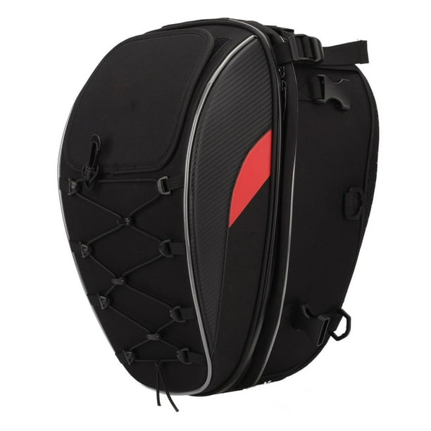 Bolsa de asiento trasero para motocicleta mochila de equipaje para casco de aspecto clasico impermeable multifuncion para moto de cross color rojo Bodega Aurrera en linea