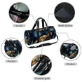 thumbnail image 2 of Turtle Sports Bag, Shoe Bag, Basketball Bag, Soccer Bag - Size 17.7 Inches with Interior Zipper Pocket - Large Capacity - Ideal for Gym, Travel, and Sports Matches, 2 of 6