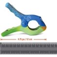 thumbnail image 2 of SolClip Fish Bubbles Beach Towel Clips Pinces à Serviette de Plage (Set of 2 Clips), Blue Green, 2 of 6