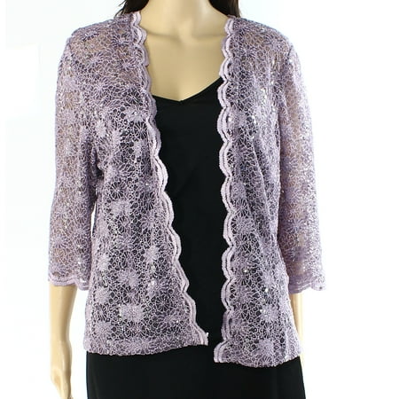 R&M Richards - R&M Richards NEW Purple Womens Size 14P Petite Bolero ...