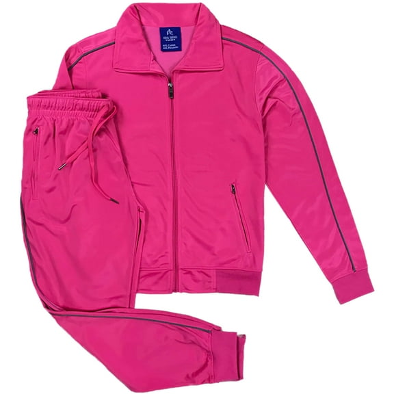 Women's Classic Jogger 2-piece Tracksuit Track Jacket & Trackpants Oufit