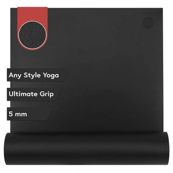 Esterilla de yoga Manduka GRP Adapt 71 Ultimate Grip Jet Black de 5 mm