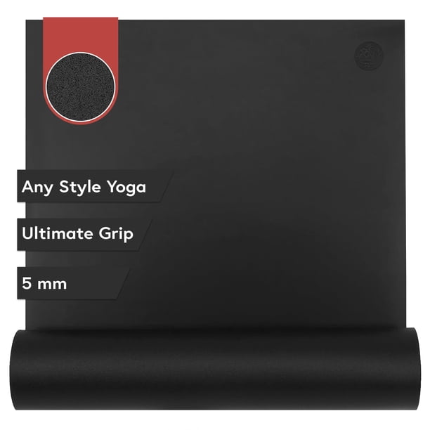 Esterilla de yoga Manduka GRP Adapt 71 Ultimate Grip Jet Black de 5 mm