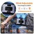 thumbnail image 4 of Ventilador de cintura Astaowl recargable USB de 10000 mAh, 6-32 h, portátil, 4 of 7
