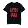 thumbnail image 3 of Latto Sugar Honey Iced Tea Logo T-shirt Women Men Casual Fashion Short Sleeve Tee, 3 of 4