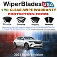thumbnail image 2 of 2023 Buick Envision Beam Wiper Blades Wipers w/1yr Warranty (Set of 2), 2 of 5