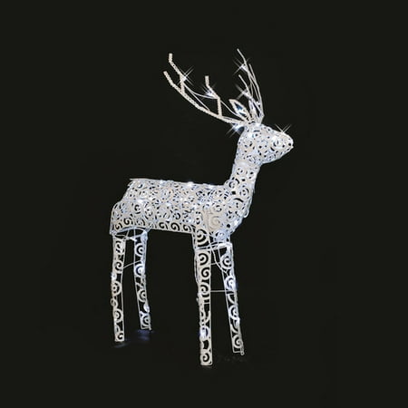 LB International LED Scroll Buck Christmas Decoration