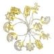 thumbnail image 2 of Cadena de luces colgantes para Ramadán Eid, luz nocturna, decoración para interiores y exteriores, luna y estrella. 150cm 10LED, 2 of 9