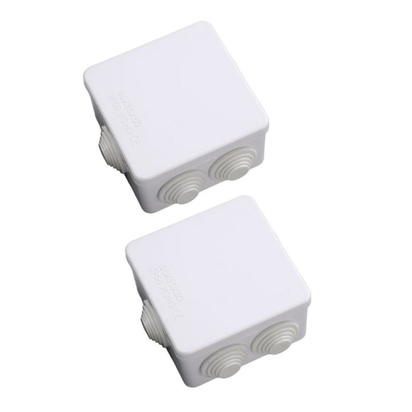 Electrical Project Box,  Insulation Waterproof Junction Box 2PCS  For Residential Wiring