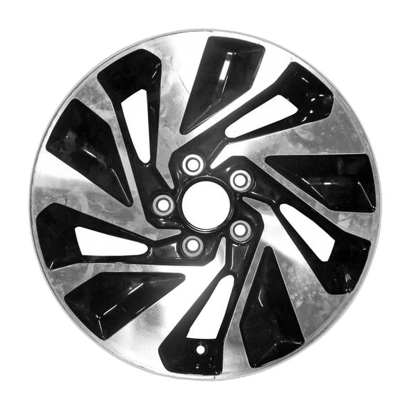 2017-2019 Honda Civic Sedan 16" Machined Black OEM Factory Wheel Rim 42700TGGA81