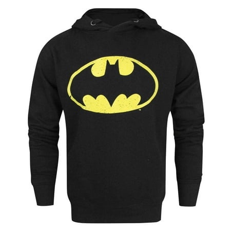 Batman Official Mens Speckle Distressed Logo Hoodie | Walmart Canada