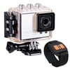 Wifi Full HD 1080P 50M Waterproof Sport Camera Camcorder w Remote Control Silver