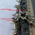 thumbnail image 4 of Crampones de escalada con 19 dientes, calzado antideslizante para senderismo, botas, accesorios para caminar y senderismo, 4 of 9