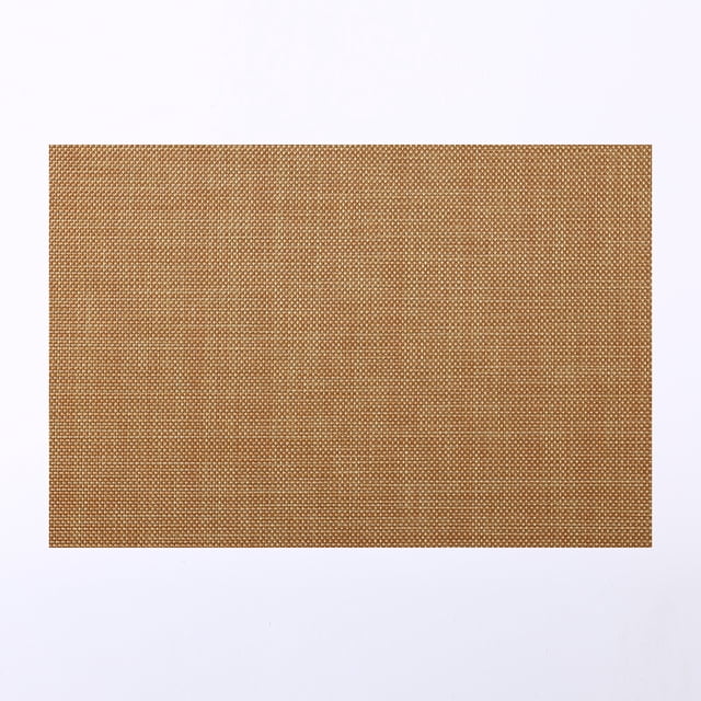 Mantel individual de PVC de tejido grueso con aislamiento térmico para mesa de comedor de color sólido simple para el hogar, mantel impermeable para comida occidental, posavasos