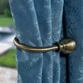 thumbnail image 3 of Visland 2PCS Curtain Holdbacks, Decorative Curtain Rods Drapery Holdbacks, Curtain Holders for Wall, Curtain Hangers Window Curtain Brackets Hooks Home Decor, 3 of 7