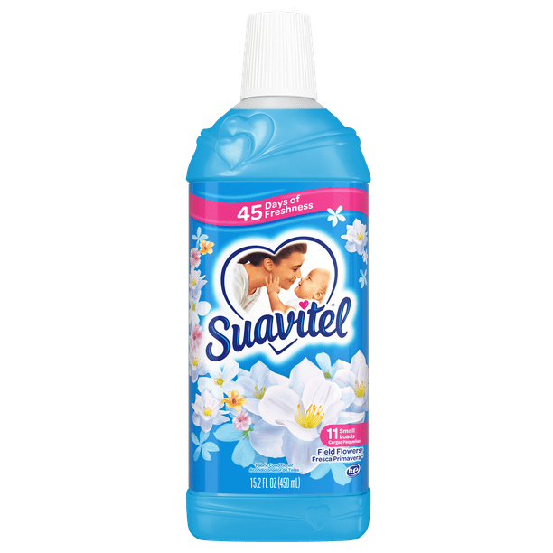 Suavitel Liquid Fabric Softener, Field Flowers 11 Small Loads
