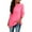 Hot Pink, variant on Arlun Oversized Pullover Sweaters for Women Trendy Crewneck Long Sleeve Basic Sweater Tops Soft Warm Winter Comfortable Pure Loose Fit Casual Pullovers Yellow XL