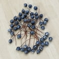 thumbnail image 5 of 50pcs Blue Fruit Berry Holly Artificial Flower Pick Christmas DIY Home Decor Ornament (12mm), 5 of 7