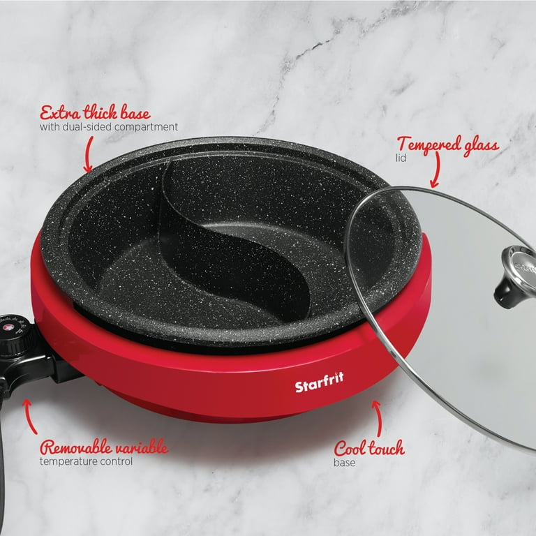 THE ROCK by Starfrit Dual-Sided 3.2-qt. Electric Hot Pot