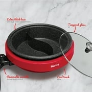 The Rock By Starfrit Dual-Sided 3.2-Quart Electric Hot Pot