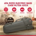 thumbnail image 2 of SKB ATA Roto Electric Bass Guitar Hard Case with TSA Locking Latches, Black, 2 of 12