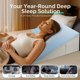 thumbnail image 2 of Almohada con forma de cuña DeerFable 2025 de espuma viscoelástica de 7.5 pulgadas para apnea del sueño, 2 of 6