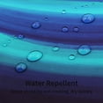 thumbnail image 3 of HTOOQ Doublure de Rideau de Douche Extra Long 72 x 96, Bleu Océan 96 Pouces du Sol au Plafond Ensemble de Rideaux de Douche, Montage au Plafond Moderne pour la Plage, Décor HTOOQ, Turquoise, 3 of 7