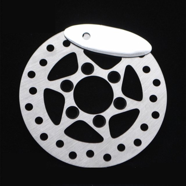 Plaquette de Frein en Acier Inoxydable Structure en Métal Installation Pratique Taille Compacte Résistance à l'Usure Pièce de Cyclisme Joint de Frein Disque Longueur/sans Marque