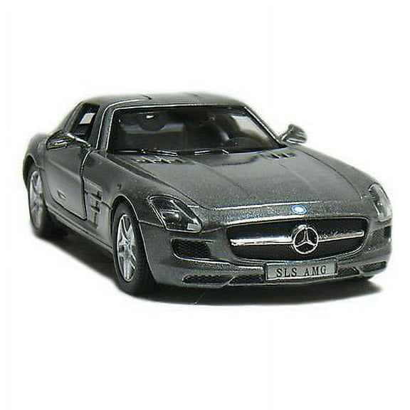 5" Kinsmart Mercedes Benz SLS AMG Diecast Model Toy Car 1:36 GREY