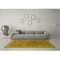 thumbnail image 3 of Ahgly Company Machine Washable Indoor Rectangle Persian Yellow Traditional Area Rugs, 2' x 4', 3 of 4