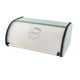 thumbnail image 5 of Panera de hierro, contenedor de almacenamiento de cocina con tapa enrollable, pan multiusos Blanco Verde L, 5 of 9