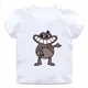 thumbnail image 3 of Camiseta de algodón con estampado de dibujos animados para niños, juego popular, Garten of Banban, ropa divertida y bonita para niñas, camiseta informal de verano para bebés y niños, mangas cortas, 3 of 5