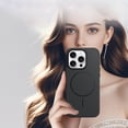 thumbnail image 6 of Allytechgroup iPhone 15 Pro Case, Compatible with Mag-safe Slim Shockproof Protective Cover with Carbon Fiber Texture Wireless Charging Support Phone Case for Apple iPhone 15 Pro, Black, 6 of 8